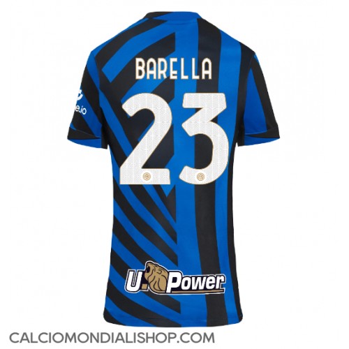 Maglie da calcio Inter Milan Nicolo Barella #23 Prima Maglia Femminile 2024-25 Manica Corta